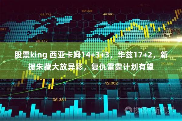 股票king 西亚卡姆14+3+3，华兹17+2，新援朱藏大放异彩，复仇雷霆计划有望